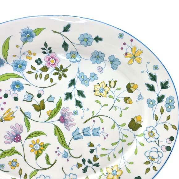 Spode Afton Floral 13" Bone China Oval Serving Platter Made In England - Picture 2 of 13